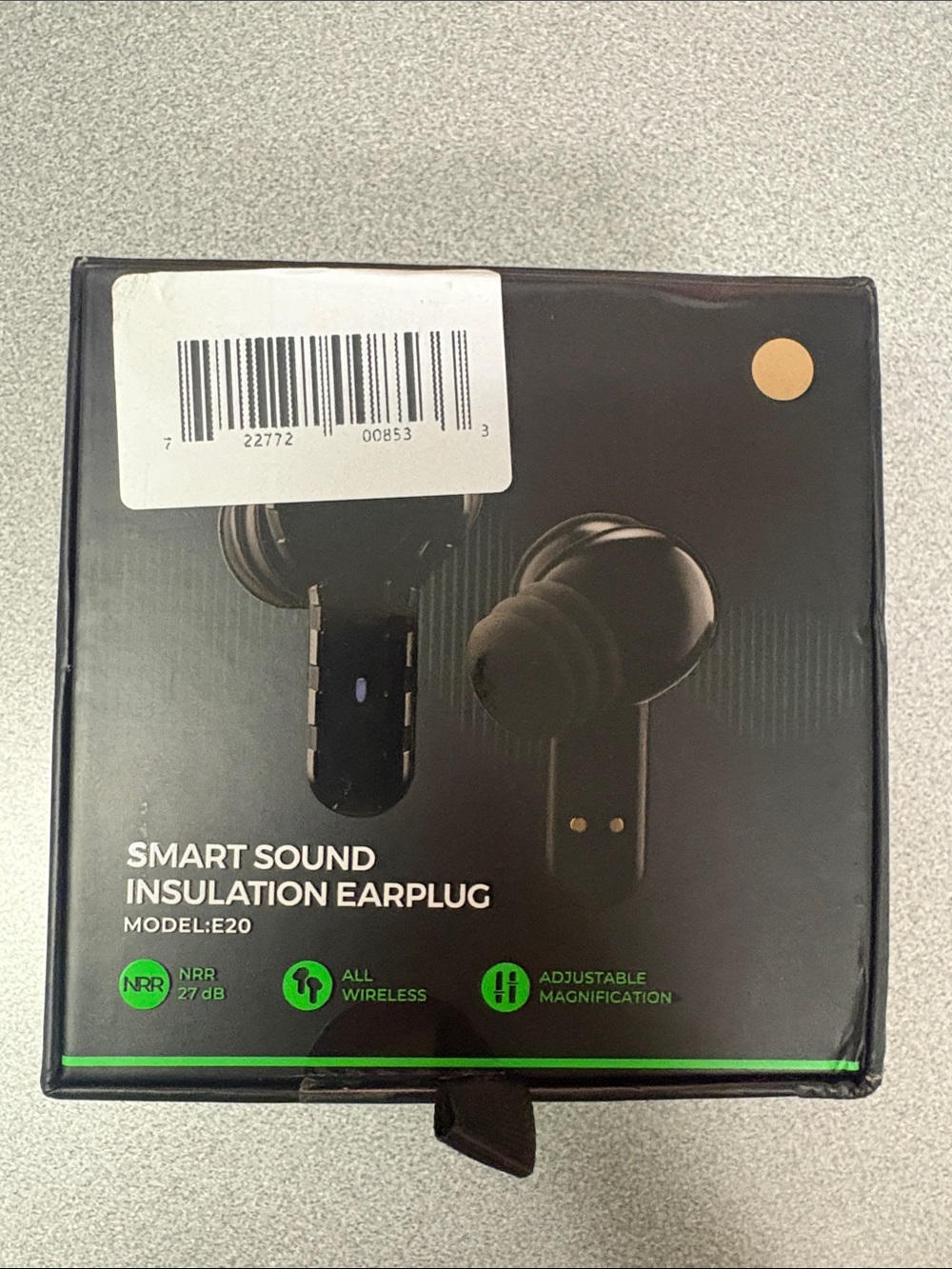 Smart Sound Insulation Earplug E20 - Black